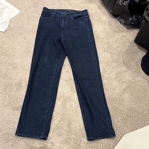 Joe’s Jeans Women’s wide leg dark wash denim.